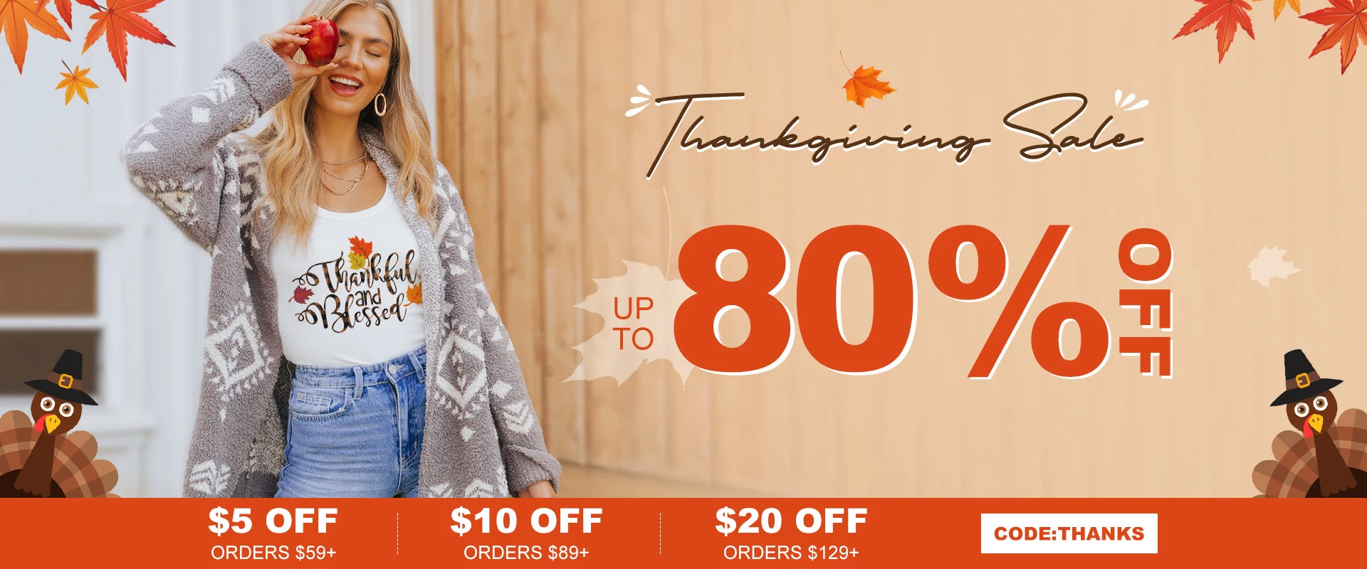 Thanksgiving Day Sale 