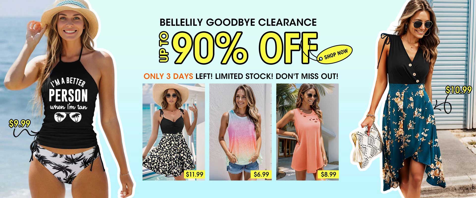 Clearance Sale at Bellelily